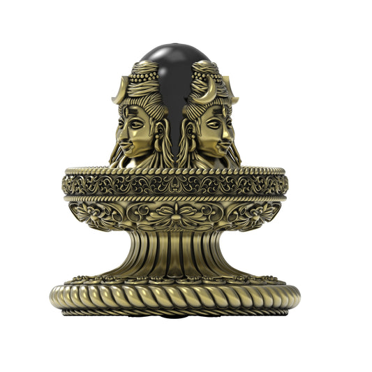 Silver Shiv Lingam