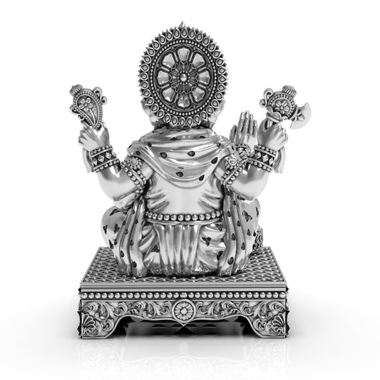 Silver Ganpati Ji Statue